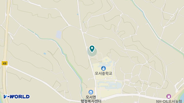 모서농협재가노인복지센터 위치 지도