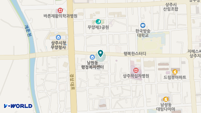 The행복한재가노인복지센터 위치 지도