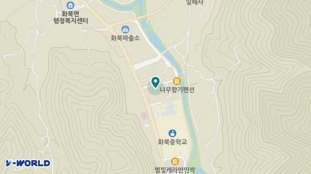 화북사랑재가노인복지센터 위치 지도