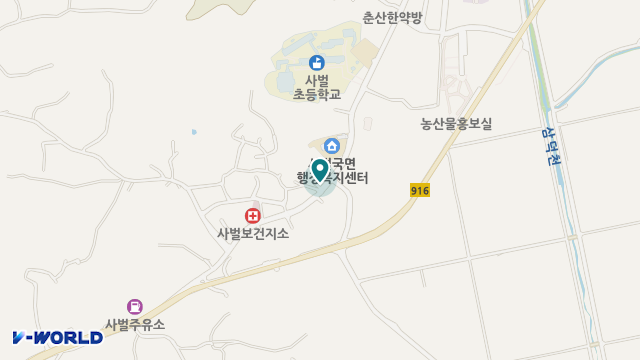 상주에덴재가복지센터 위치 지도