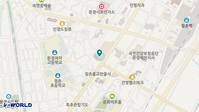 희망노인복지센터 위치 지도