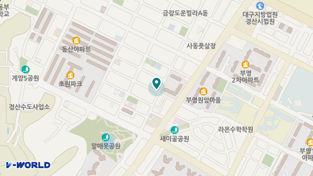 한들재가복지센터 위치 지도