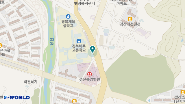 경산중앙재가복지센터 위치 지도
