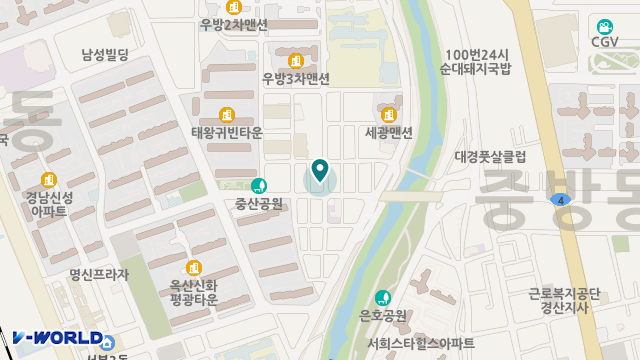 해와달재가복지센터 위치 지도