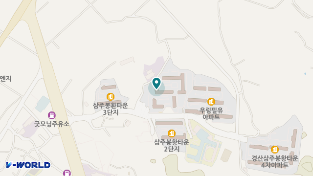 샘물노인복지센터 위치 지도