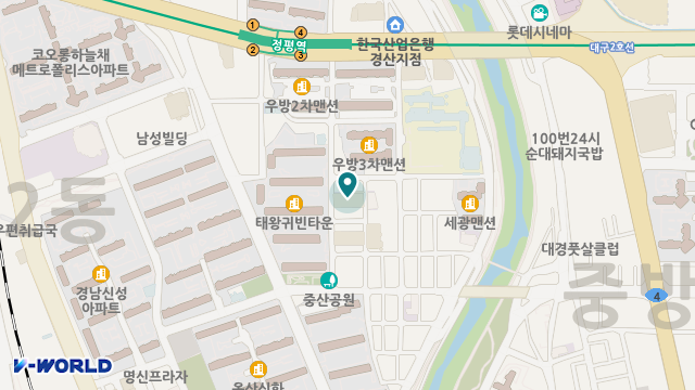 미소재가노인복지센터 위치 지도