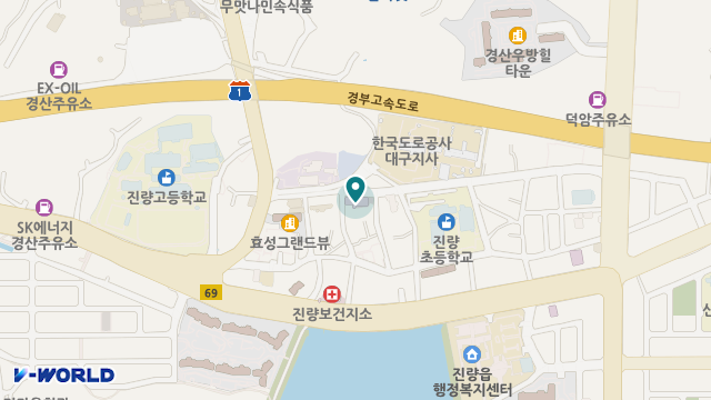경산돌봄요양원 병설 주야간보호센터 위치 지도