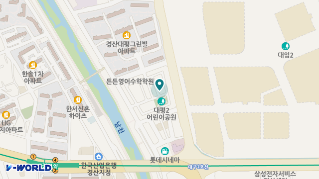 김기백재가노인복지센터 경산지사 위치 지도
