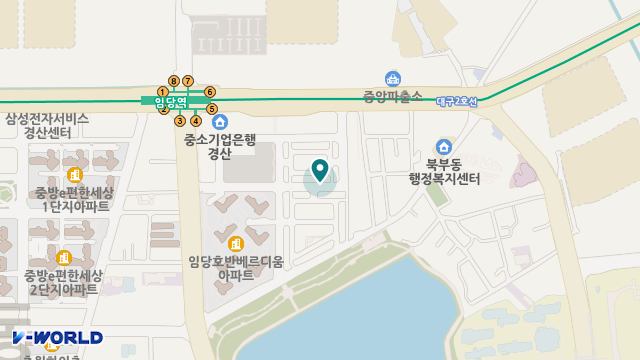 빛가람재가복지센터 위치 지도