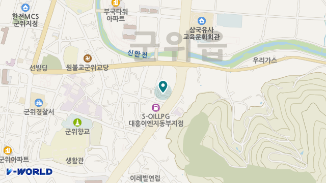 군위해피케어주간보호센터 위치 지도