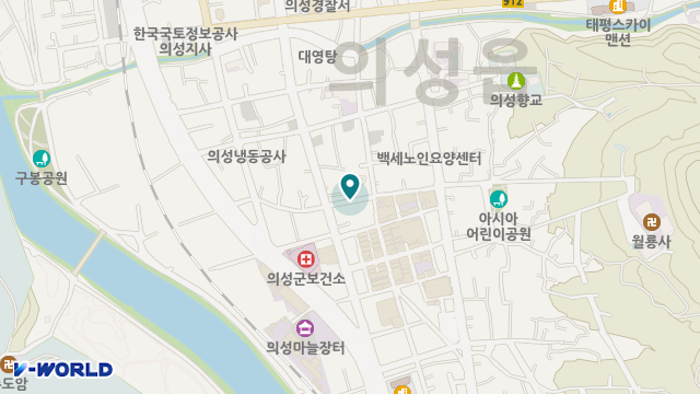 의성노인복지센터 위치 지도