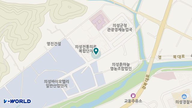 의성행복한노인복지센터 위치 지도