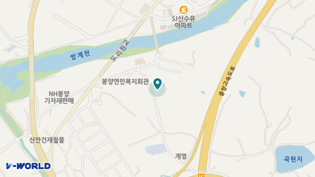 봉양노인복지센터 위치 지도