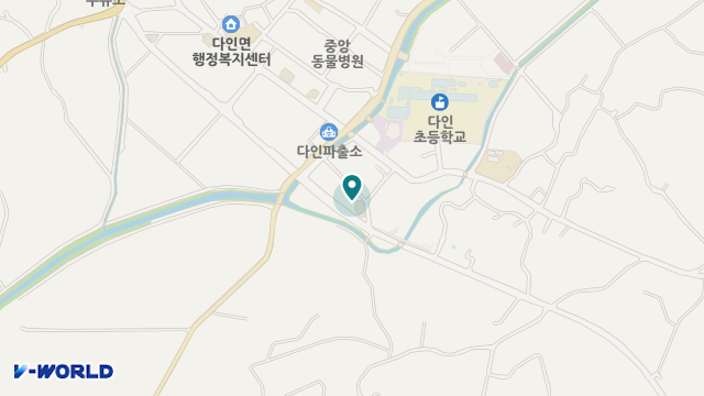 한마음노인복지센터 위치 지도