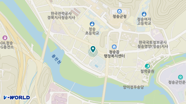 청송농업협동조합솔빛아름재가노인복지센터 위치 지도