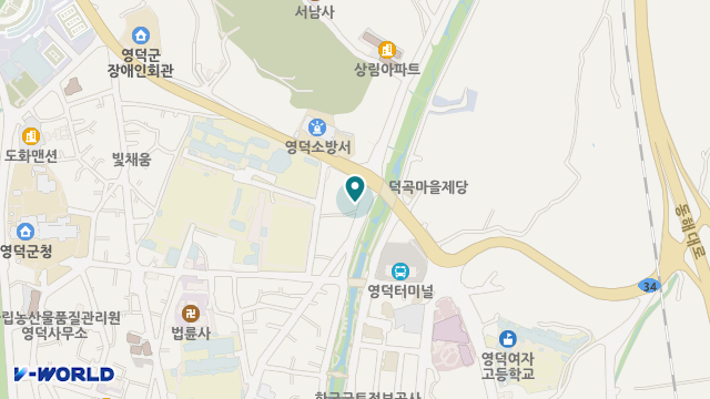 영덕중앙재가복지센터 위치 지도
