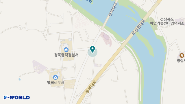 영덕나눔재가복지센터 위치 지도