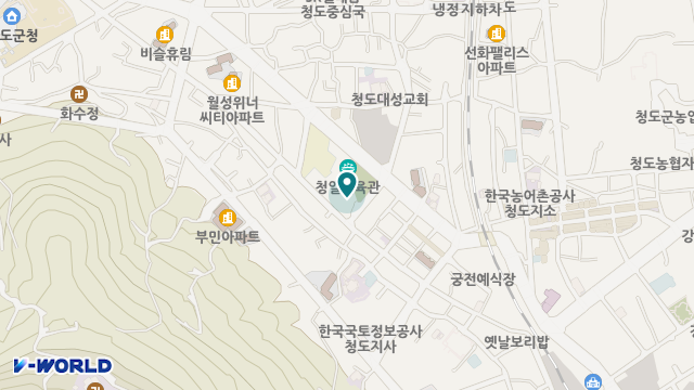 청도안심주간보호센터 위치 지도
