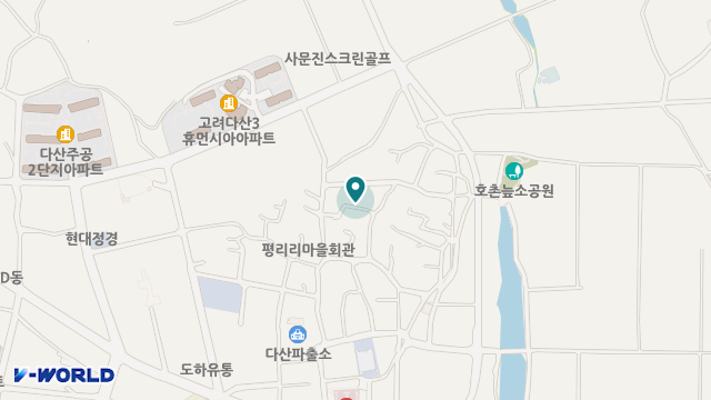 다산수경재가노인복지센터 위치 지도