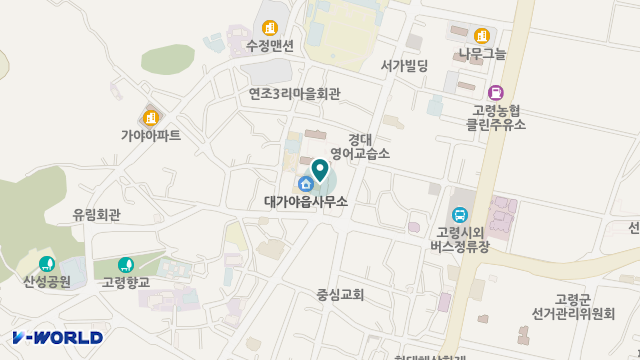 가야노인재가복지센터 위치 지도