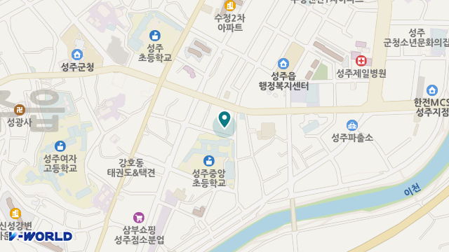 별고을주간보호센터 위치 지도