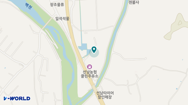 백세힐링복지센터 위치 지도