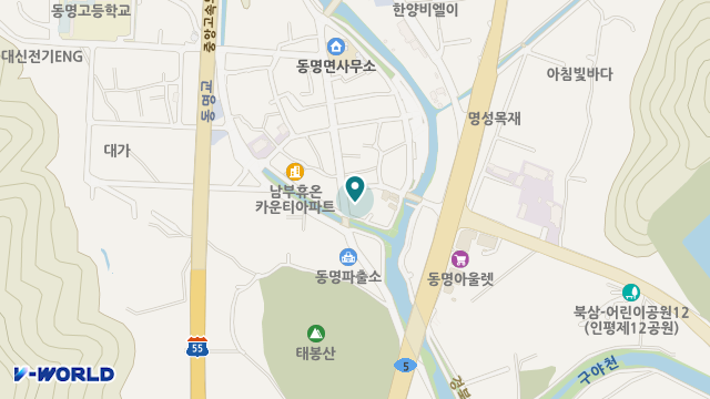 용성방문요양센터 위치 지도