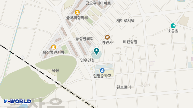 광명재가복지센터 위치 지도