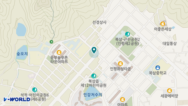 열린재가노인복지센터 위치 지도
