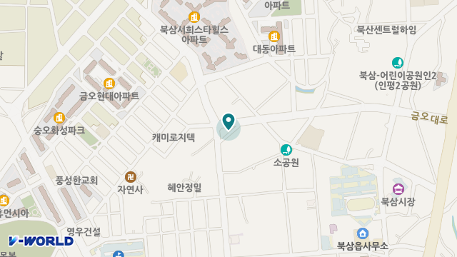 하나로재가노인복지센터 위치 지도