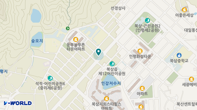 나운재가노인복지센터 위치 지도