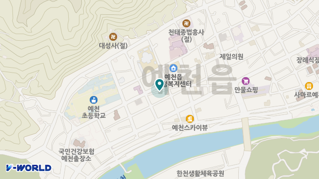 예천의료기&예천사랑재가노인복지센터 위치 지도
