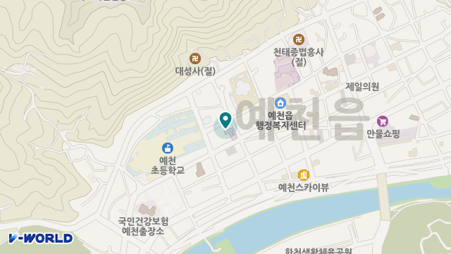 우리재가복지센터 위치 지도