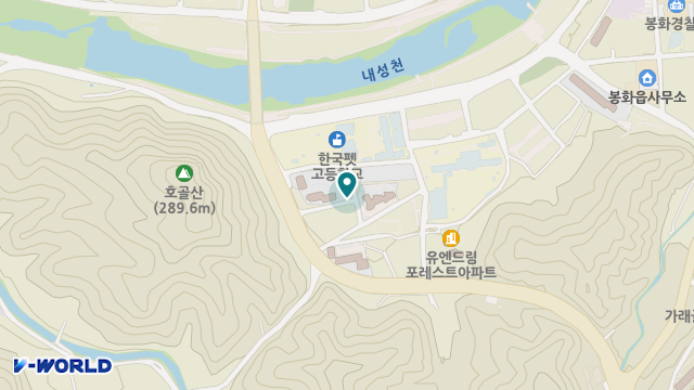 봉화돌봄센터 위치 지도