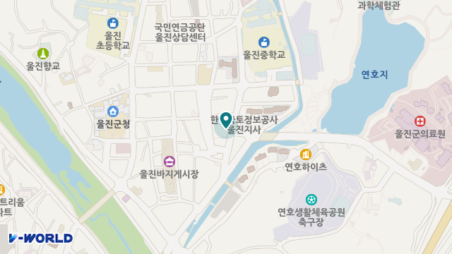 울진돌봄사회서비스센터 위치 지도