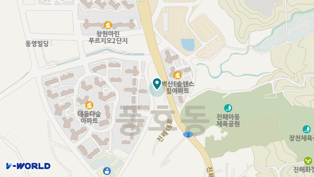 청춘노인주간보호센터 위치 지도