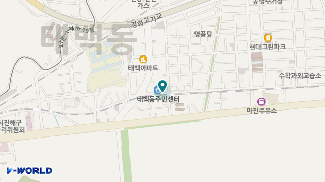 자재원재가복지센터 위치 지도