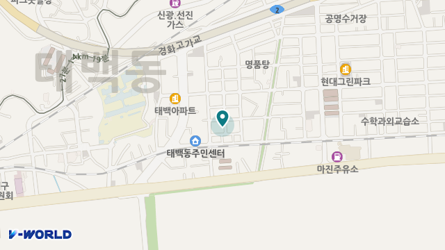 효사랑재가복지센터 위치 지도