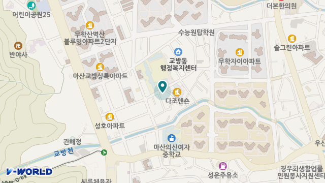 고향재가노인복지센터 위치 지도