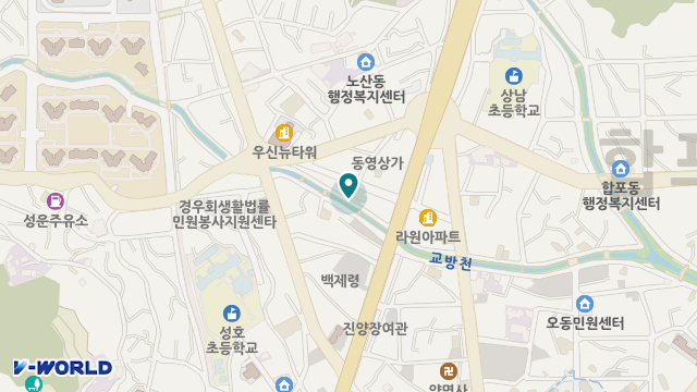 한마음케어재가복지센터 위치 지도
