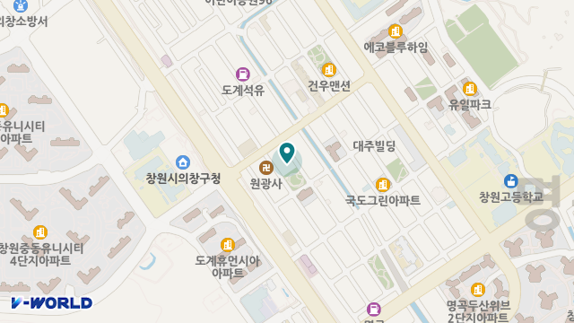 창원시노인주간보호센터 위치 지도