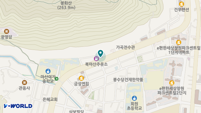 아름노인복지센터 위치 지도