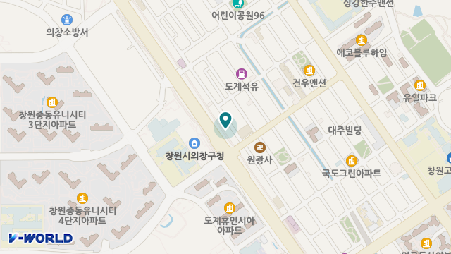 의창방문요양센터 위치 지도