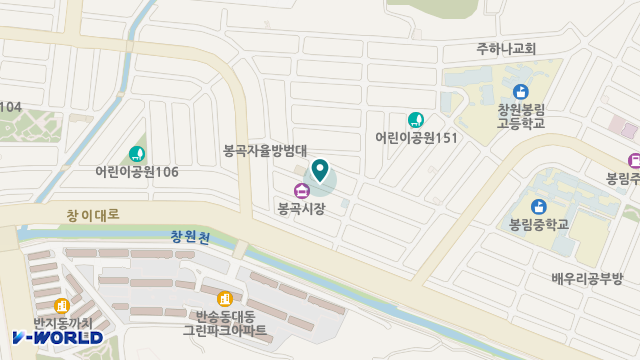 창원가족재가복지센터 위치 지도