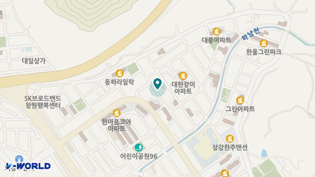 현대노인재가복지센터 위치 지도