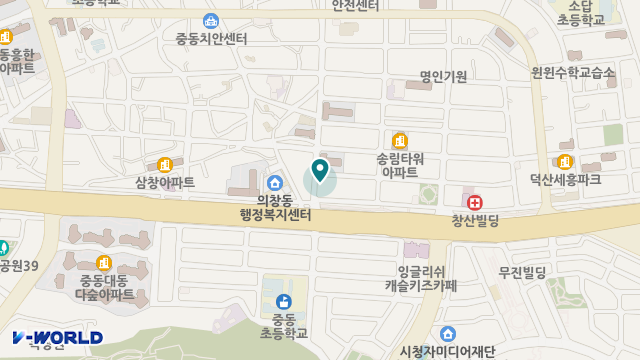 창원중앙방문요양센터 위치 지도