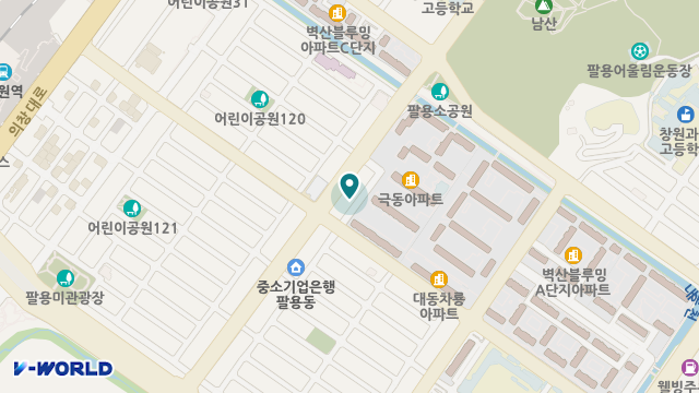 팔용어르신주간보호센터 위치 지도