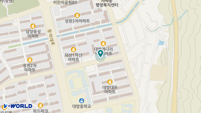 사랑방재가복지센터 위치 지도