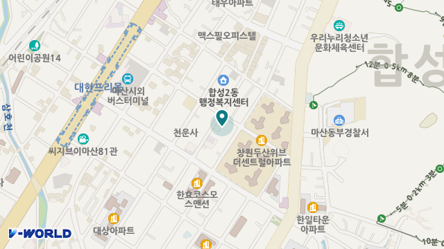 하하재가노인복지센터 위치 지도