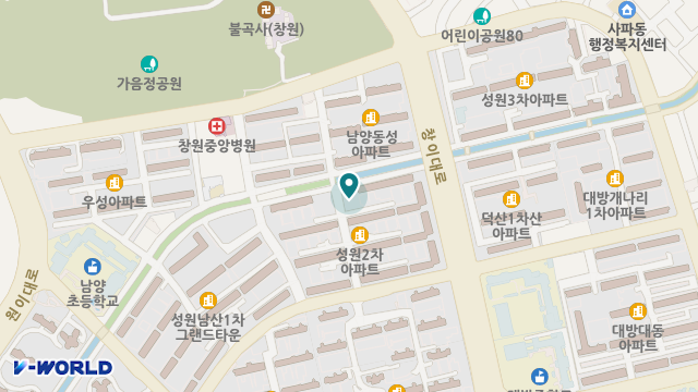 희망찬재가복지센터 위치 지도